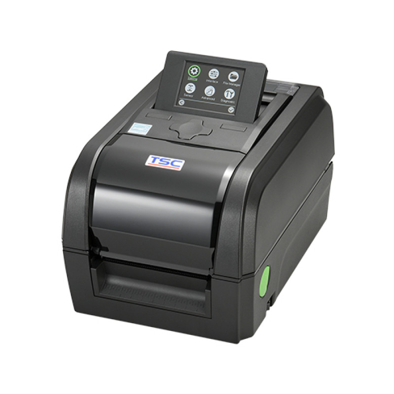 TSC TX610, LCD, DRAM 128MB/FLASH 128MB, USB+ RS-232+ ETHERNET+ USB HOST+ RTC+ BUZZER, WiFi READY, EU (EMEA) – etikečių spausdintuvas – 128 MB