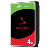 Seagate IronWolf 4x4TB NAS HDD 16TB rinkinys - 5400rpm SATA III 256MB talpykla, 3,5 colio CMR 24x7 NAS ir RAID sistemoms, juoda