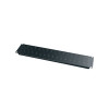 Vaddio Middle Atlantic universalus 2U skydelis jungtims - juoda milteliniu dažų danga - 48,3 cm (19 inch)