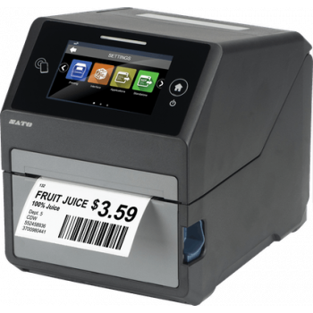 SATO CT408LX TT203 etikečių spausdintuvas, USB ir LAN, EU/UK