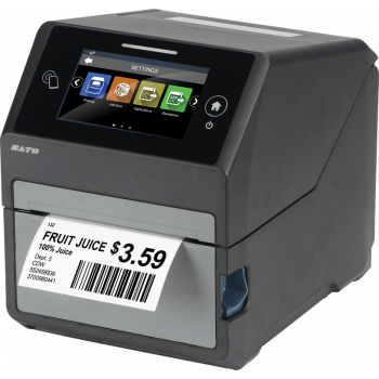 SATO CT412LX TT305 - USB&LAN - EU/UK - tiesioginė terminė/terminė perdavimo spauda - POS spausdintuvas - 305 x 305 DPI - 6 ips - 0,08 - 0,19 mm - 12,8 cm