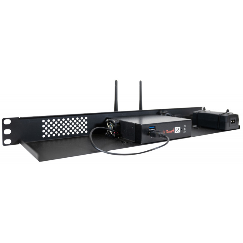 Securepoint 19 colių Rackmount rinkinys Premium juodas Dwarf G5