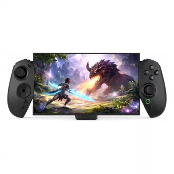 DELTACO GAM-196 laidinis USB-C žaidimų pultas, skirtas Nintendo Switch, PC ir Android - juodas