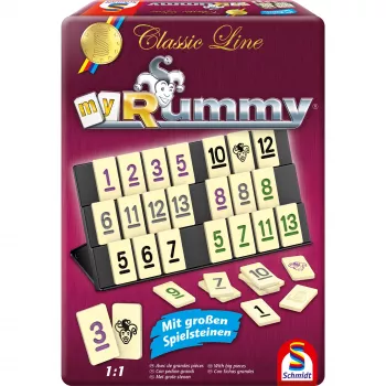 Schmidt Spiele Classic Line MyRummy metalinėje dėžutėje
