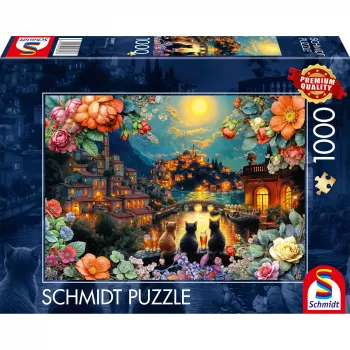 Schmidt Spiele Trio im Mondlicht 1000 dalių dėlionė