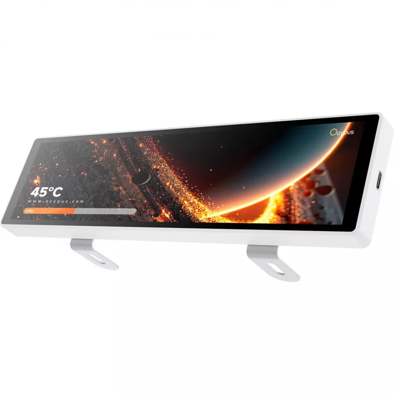 OCYPUS Sigma ES916 9,16 colio WUXGA IPS baltas monitorius su USB-C ir Mini HDMI