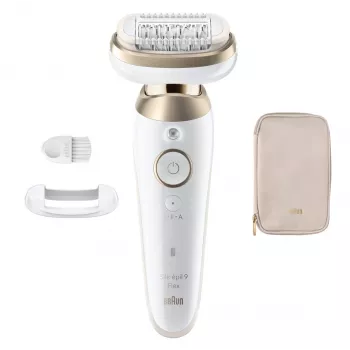 Braun Silk-épil 9 Flex SES9-011 3D epiliatorius, Wet & Dry, baltas/auksinis
