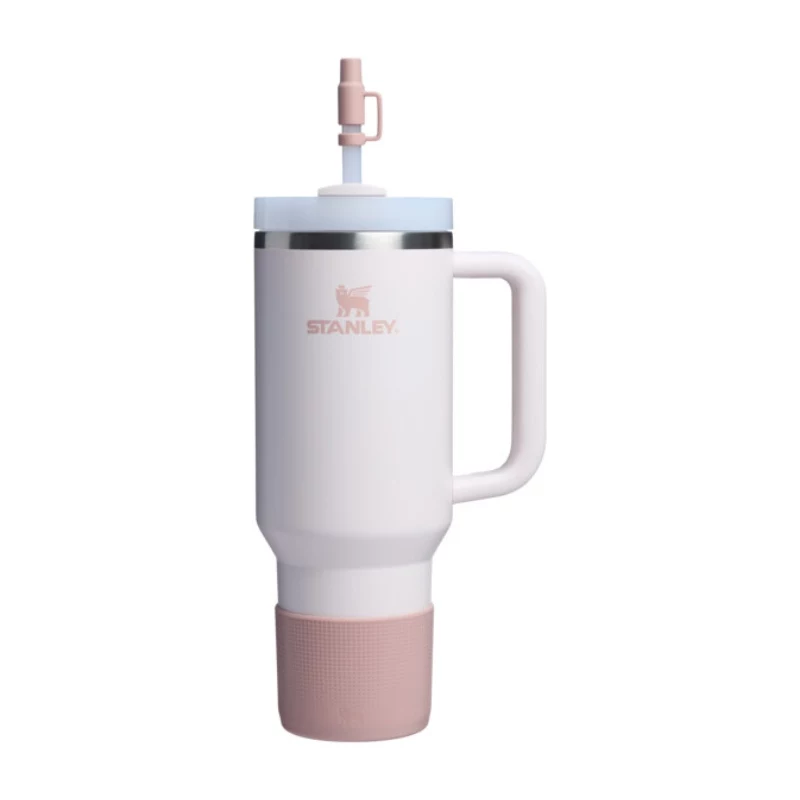 STANLEY The Quencher Boot + Straw Topper 1,18L šviesiai rožinė