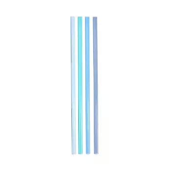 STANLEY šiaudelių rinkinys 4 vnt. The Quencher Travel Tumbler 1.18L, mėlyni, BPA-free daugkartiniai gėrimo šiaudeliai, tinkami plauti indaplovėje, 305mm