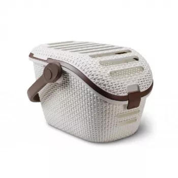 CURVER augintinių transportavimo dėžė 51x38x33 cm, kreminės spalvos