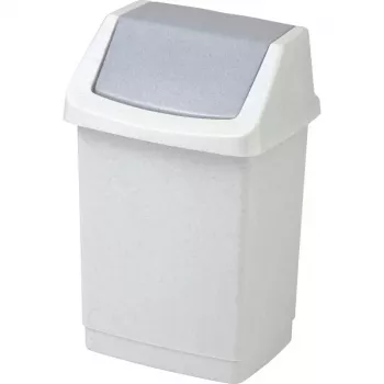 CURVER Click-it 50L šiukšlių dėžė su pedalu, pilka, 38,5 x 33,5 x 63,5 cm