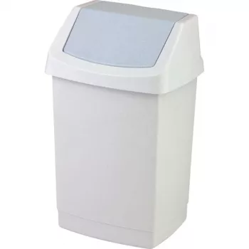 Curver Click-it šiukšlių krepšys su pedalu 25L pilkas 32,5x26,5x50,5cm