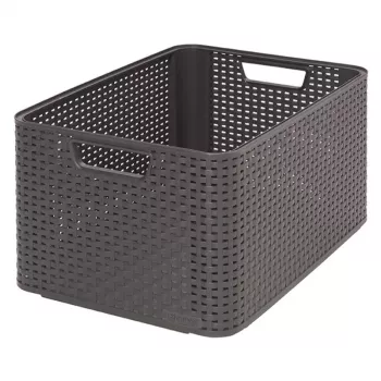 CURVER Style L dėžė daiktams laikyti 43,6 x 32,6 x 23 cm, tamsiai pilka