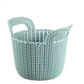 CURVER Basket Knit XS apvalus 3L 23x19x19 cm mėlynas