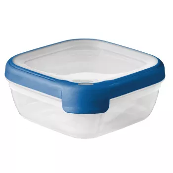 CURVER Grand Chef Eco kvadratinis maisto indas 0,75 l, borosilikato stiklas, 15x15x6,5 cm