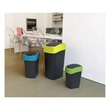 CURVER Flip Bin 45L atliekų krepšys, juodas/geltonas