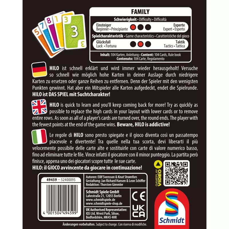 Schmidt Spiele HILo metalinė dėžutė