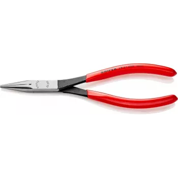 KNIPEX Instaliavimo replės 200 mm plokščiais žandais, daugiakomponentės rankenos