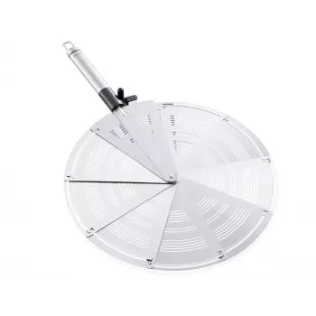 LEIFHEIT ProLine apsauginis purškimo tinklelis keptuvėms Ø28 cm, nerūdijančio plieno tinklelis, juoda rankena
