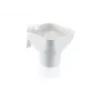 LEIFHEIT Virtuvės piltuvas su išimamu smulkaus sietelio filtru, 19 cm, baltas/permatomas