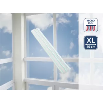 LEIFHEIT Window Slider XL micro duo 40cm langų valymo šluostė