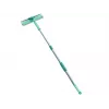 LEIFHEIT Classic langų valytuvas su teleskopine rankena 100-155 cm, 33 cm valymo juosta, be dryžių, žaliai/baltas