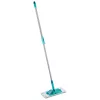 LEIFHEIT PowerClean M grindų šluota su teleskopiniu kotu, 33 cm, žalia/pilka