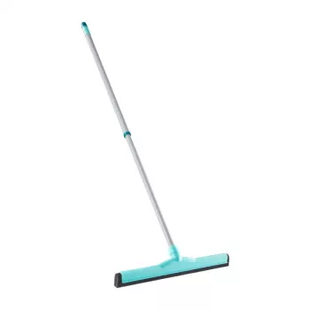 LEIFHEIT Classic Aqua Collect grindų šluota su teleskopiniu kotu, 45 cm, žalia/balta
