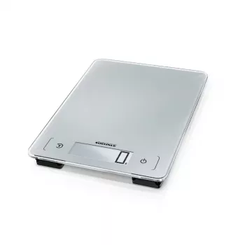 SOEHNLE Page Aqua Proof elektroninės virtuvinės svarstyklės 10kg IPX7 atsparios vandeniui jutiklinės baltos/sidabrinės