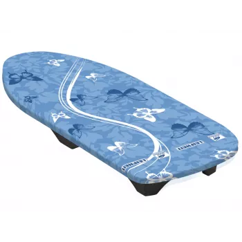 LEIFHEIT Air Board Table Compact lentos formos lyginimo lenta 70x30cm, Thermo-Reflect, itin lengvas EPP, sulankstoma, balta/mėlyna