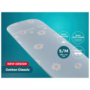LEIFHEIT Lyginimo lentos užvalkalas Cotton Classic S/M 125x40cm