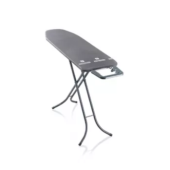 Leifheit Classic M lyginimo lenta juoda 120x38cm su fiksuotu lygintuvo laikikliu ir medvilniniu užvalkalu