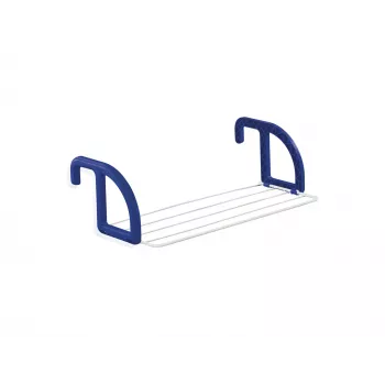 LEIFHEIT Classic Hanging Tumble Dryer 25 | 25 m džiovinimo ilgis | Grindinis sparninis džiovintuvas | Padengtas plienas ir plastikas | Baltas/Mėlynas | Vidaus/Lauko