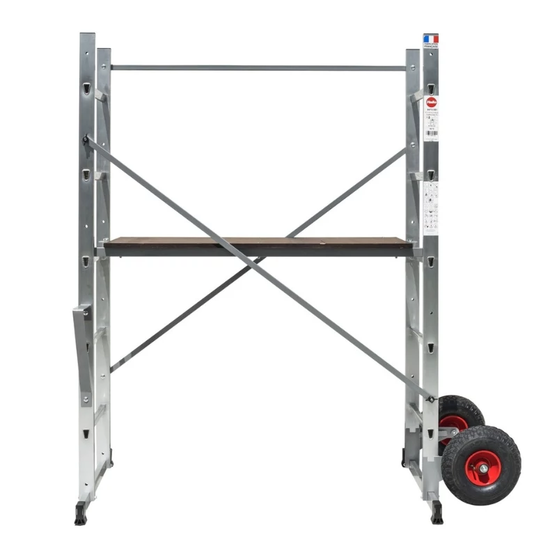 HAILO HobbyStep H3 plieniniai sulankstomi pastoliai su 2x5 laipteliais