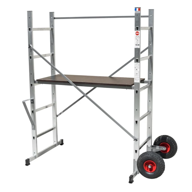 HAILO HobbyStep H3 plieniniai sulankstomi pastoliai su 2x5 laipteliais