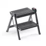 HAILO Folding Step Bench StepFix / Steel / 2 Steps / Black