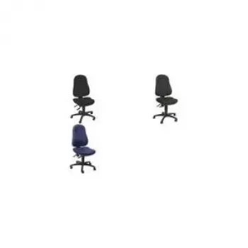 TOPSTAR Point 70 biuro kėdė su ratukais, apmušta audiniu, juoda, nuolatinio kontakto mechanizmas, reguliuojamo aukščio atlošas, GS sertifikuota 8170 G20