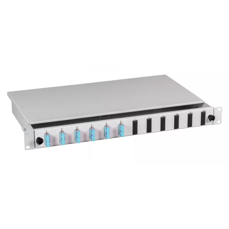 EFB Elektronik skirstymo dėžutė SC-APC 9/125µm, 48x pigtail / 24x movos