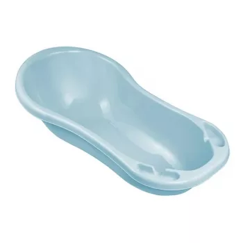 KEEEPER kūdikių vonelė Wiktoria Pure 100cm, mėlyna, 100 x 51 x 29 cm, neslystanti, su išleidimo kamščiu, be BPA