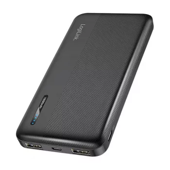 LogiLink PA0338RF 10000 mAh nešiojamas įkroviklis (Power Bank) su USB-C PD ir Quick Charge 3.0, juodas