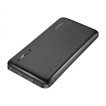 LogiLink PA0338RF 10000 mAh nešiojamas įkroviklis (Power Bank) su USB-C PD ir Quick Charge 3.0, juodas