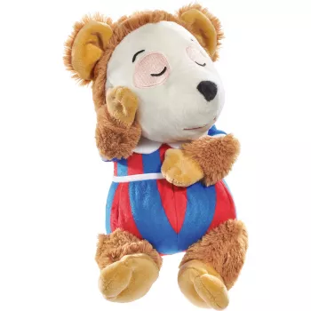 SCHMIDT SPIELE Bobo Siebenschläfer mieguistas minkštas žaislas, 38 cm, rudas ir smėlio spalvos, minkštas poliesteris, CE sertifikuotas, kūdikiams ir mažyliams