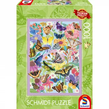 Schmidt Spiele Schmetterlingstreiben 1000 dalių dėlionė