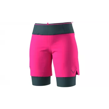 Salewa Women's Dynafit Ultra 2/1 bėgimo šortai Pink Glo XS