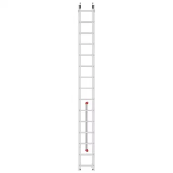 HAILO S80 ProfiStep duo kombinuotos kopėčios, aliuminės, 2x15 laiptelių, maks. apkrova 150 kg