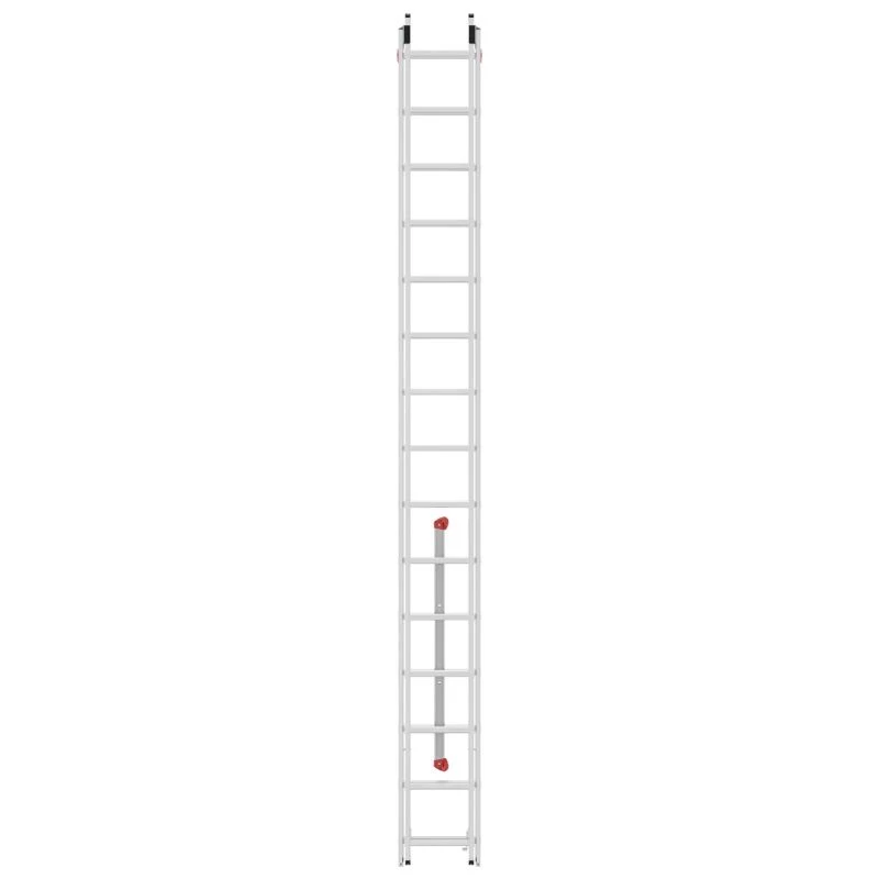 HAILO S80 ProfiStep duo kombinuotos kopėčios, aliuminės, 2x15 laiptelių, maks. apkrova 150 kg