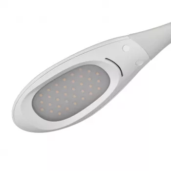 Activejet AJE-RAINBOW 2 LED stalinė lempa su RGB pagrindu, lanksčia koja, reguliuojamu ryškumu, jutiklinis valdymas, 7W pagrindinė šviesa, 350lm, 2800K-6500K, juoda