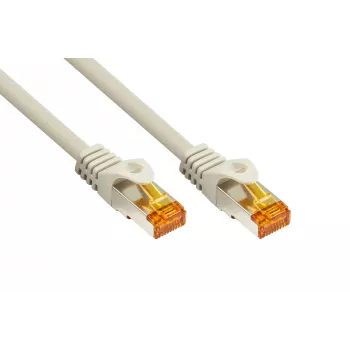 KABELMEISTER Cat.7 S/FTP tinklo kabelis, RJ45, TPE apvalkalas, be halogenų, pilkas, 2m