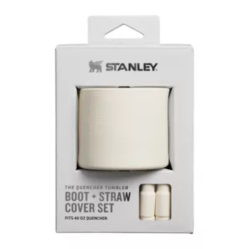 STANLEY The Quencher apsauginis silikoninis dugninis dangtelis ir šiaudelio antgalis, 1,18 l termo puodeliui, Light Cream