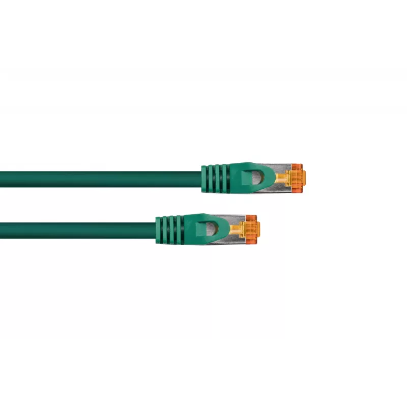 KABELMEISTER Cat.7 S/FTP tinklo kabelis, RJ45, TPE be halogenų, žalias, 0,25 m